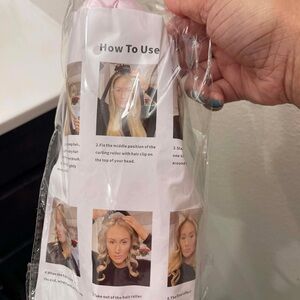 Pink Hair Curling Roller